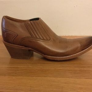 Lucchese leather bootie boots